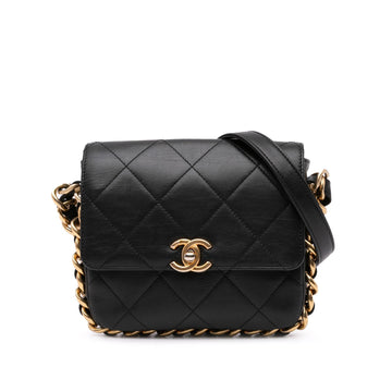 Top Quality Chanel Small Quilted Calfskin Framing Chain Flap (SHG-KEPT2j)