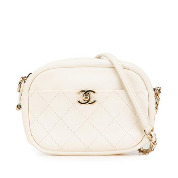 Top Quality Chanel Small Quilted Goatskin Casual Trip Camera Bag (SHG-VSRnYN)
