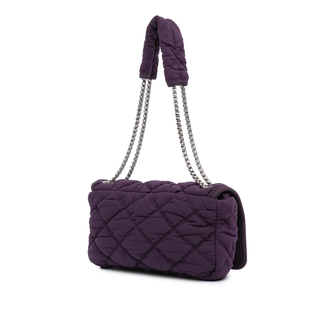 Top Quality Chanel Small Quilted Nylon Bubble Flap (SHG-r6sHt1)