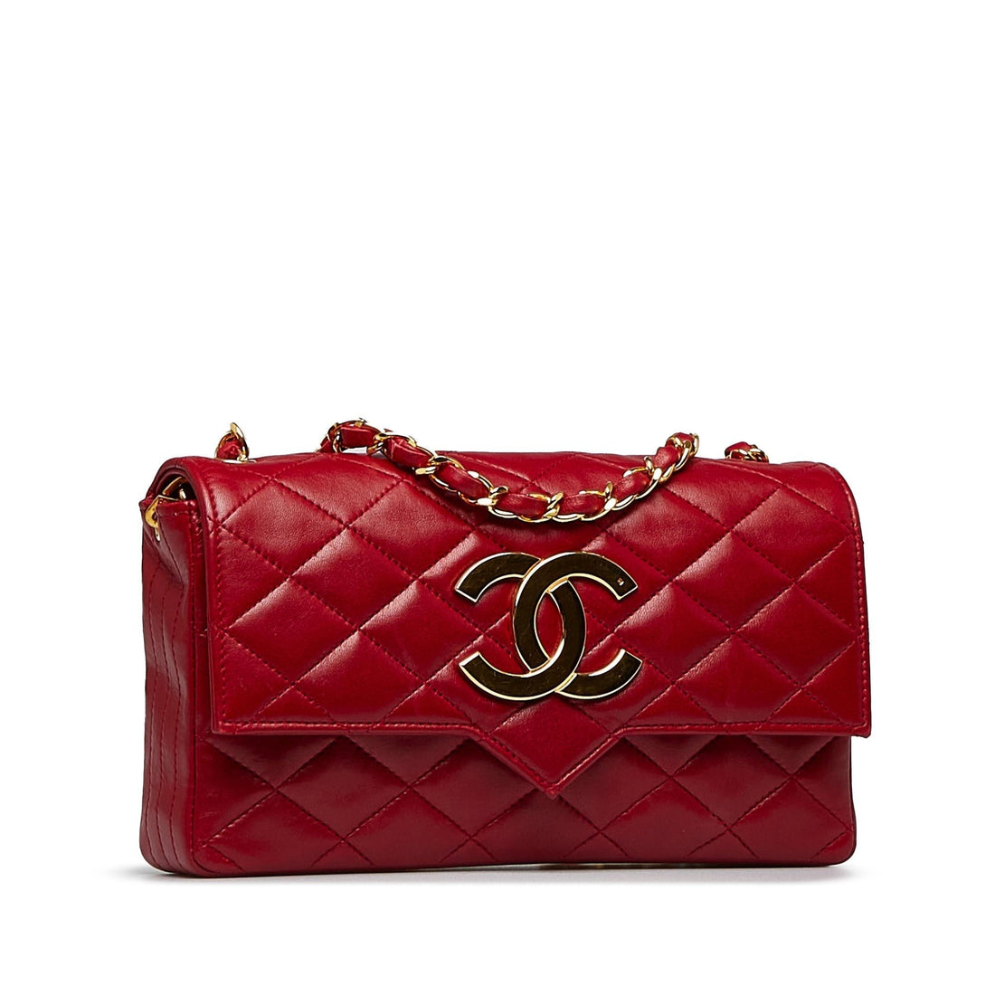 Top Quality Chanel Small XL Quilted Lambskin Single Flap (SHG-0S1d5w)
