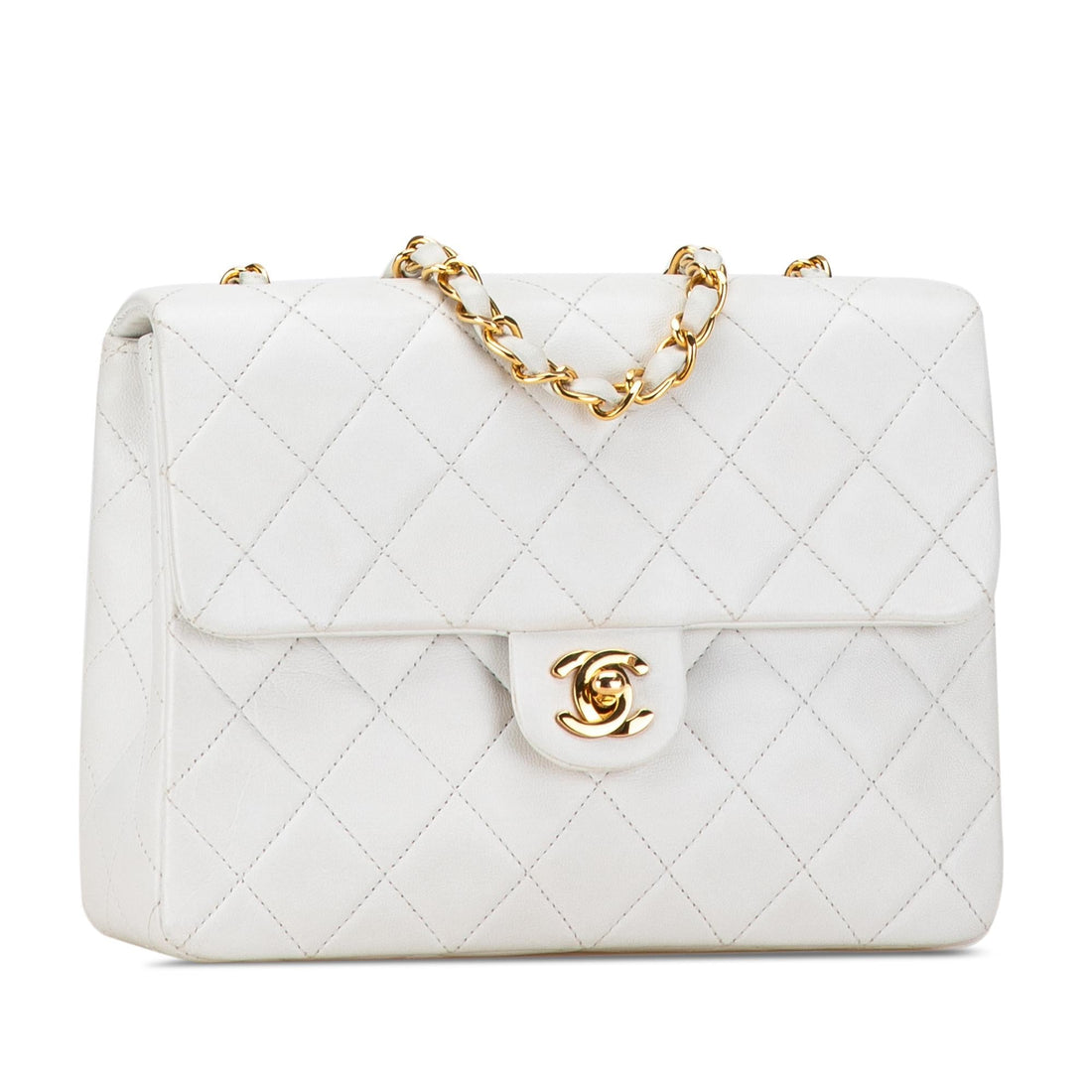 Top Quality Chanel Square Classic Quilted Lambskin Flap (SHG-iqwoWK)