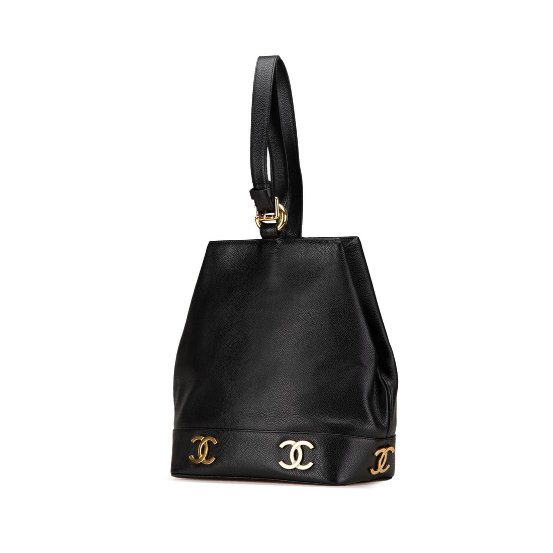 Top Quality Chanel Triple CC Caviar Bucket (SHG-uce6qb)