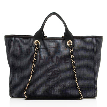 Top Quality Chanel Woven Straw Deauville Medium Tote (SHF-T0ZZuv)