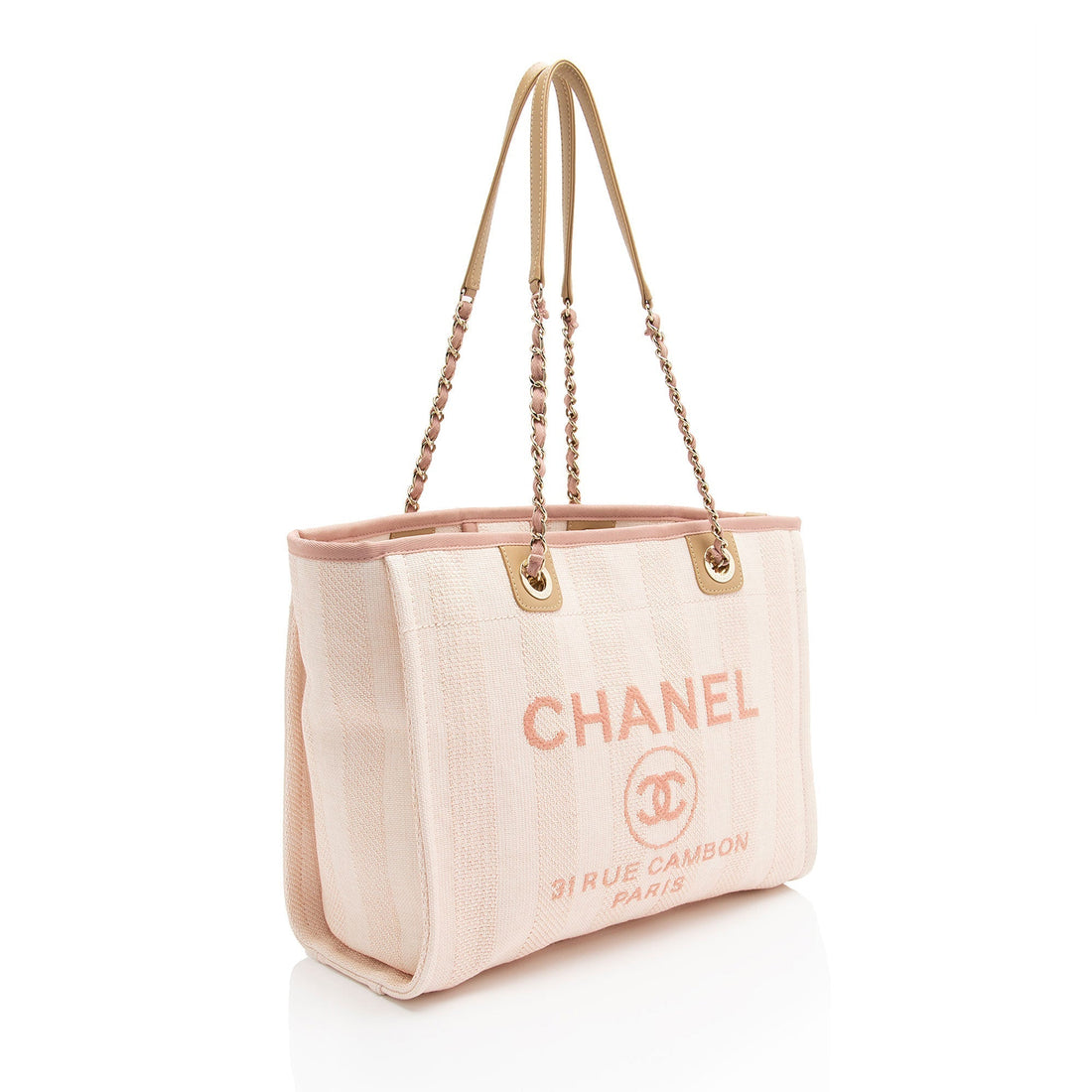 Top Quality Chanel Woven Straw Deauville Small Tote (SHF-vwuyHk)