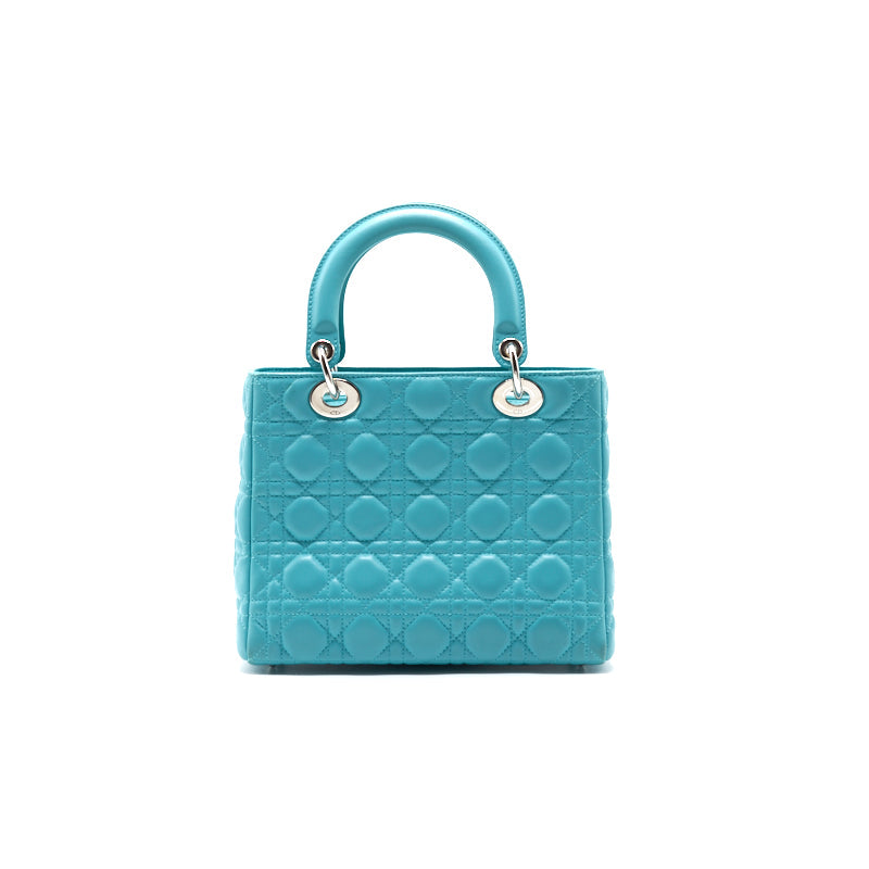Top quality Dior Medium Lady Top quality Dior Tote Lake Blue