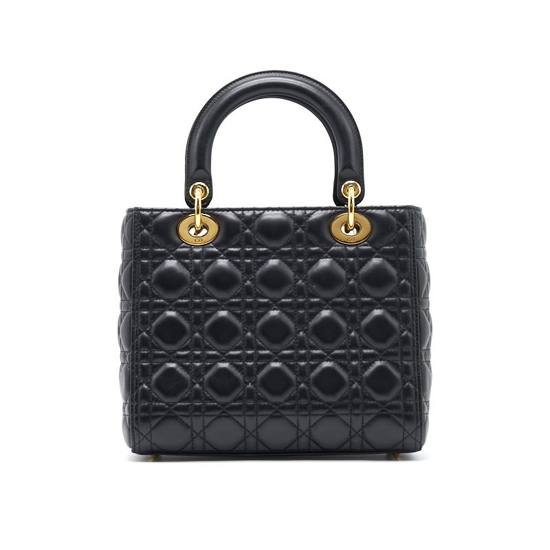 Top quality Dior Medium Lady Top quality Dior Tote Black with
