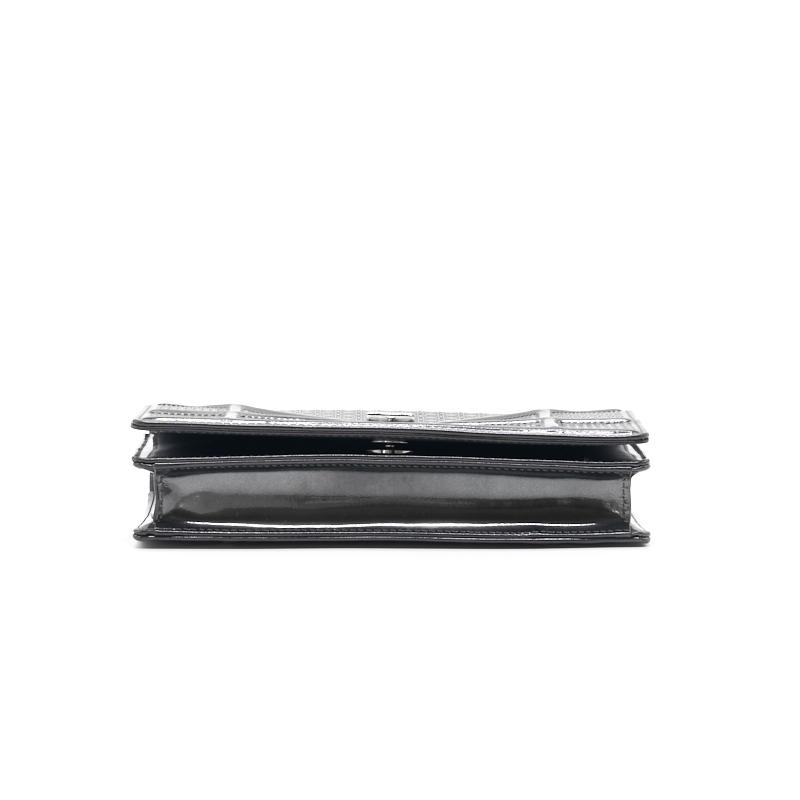 Top quality Dior Metallic Black Micro Cannage Leather Top quality Diorama WOC