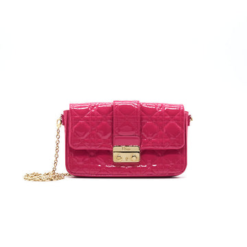 Top quality Dior Patent Leather Miss Top quality Dior Mini Chain Bag