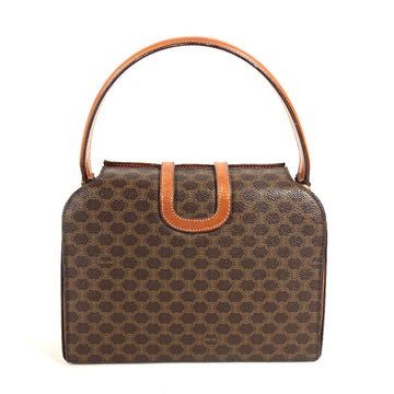 CELINE Handbag Leather / canvas Brown New 1:1 Macadam Women New 1:1