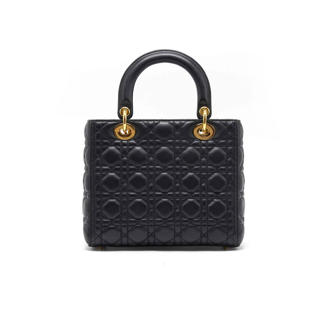Top quality Dior Black Quilted Cannage Leather Medium Lady Top quality Dior Tote Bag