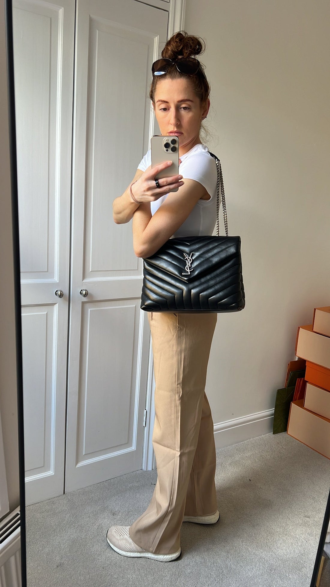 Yves Saint Laurent (YSL) Medium Black Lou