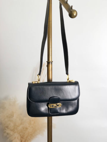 CELINE Horse Bit Shoulder bag Dark Navy New 1:1 k2egpz