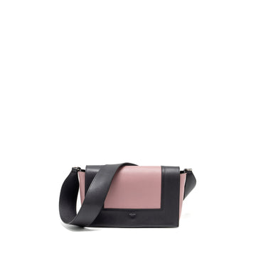 Celine Frame Bag Calfskin Pink/Grey SHW
