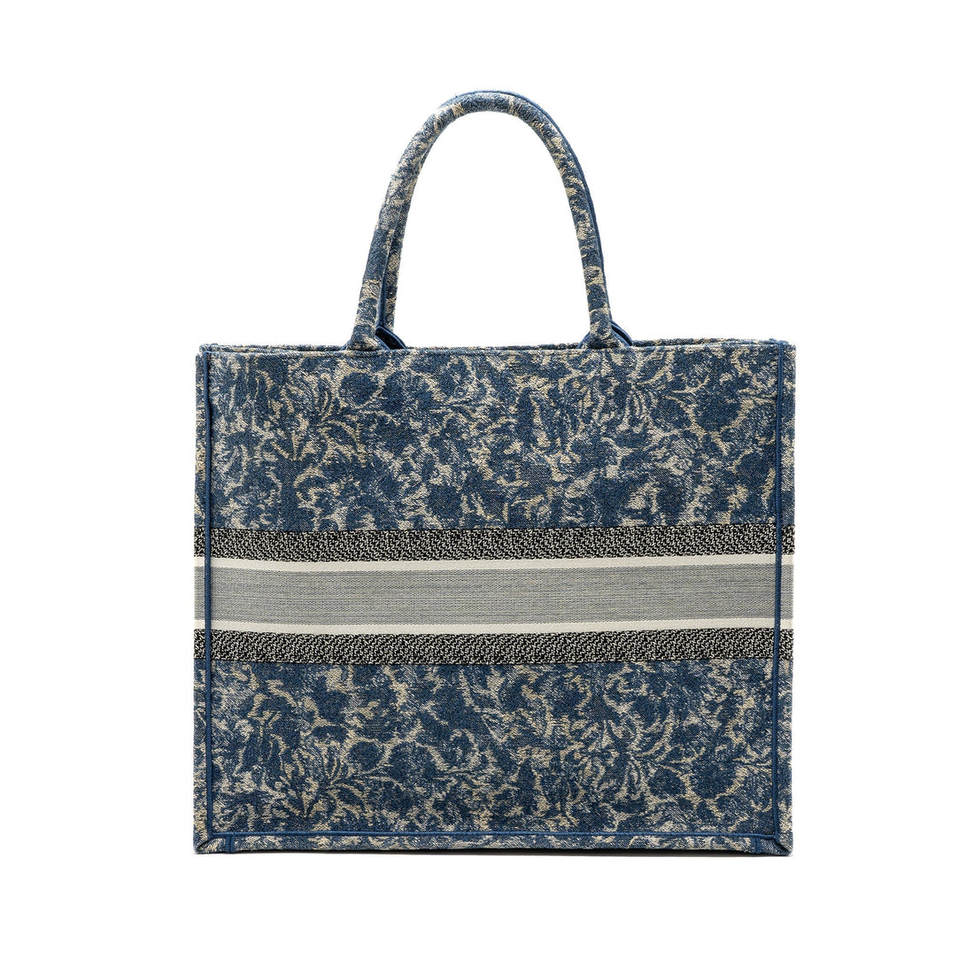 Top quality Dior large book tote limited print canvas blue/ grey/ multicolour