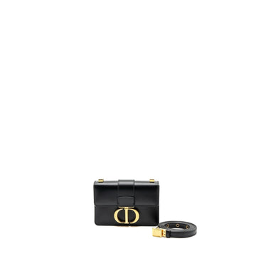 Top quality Dior micro 30 Montaigne bag calfskin black