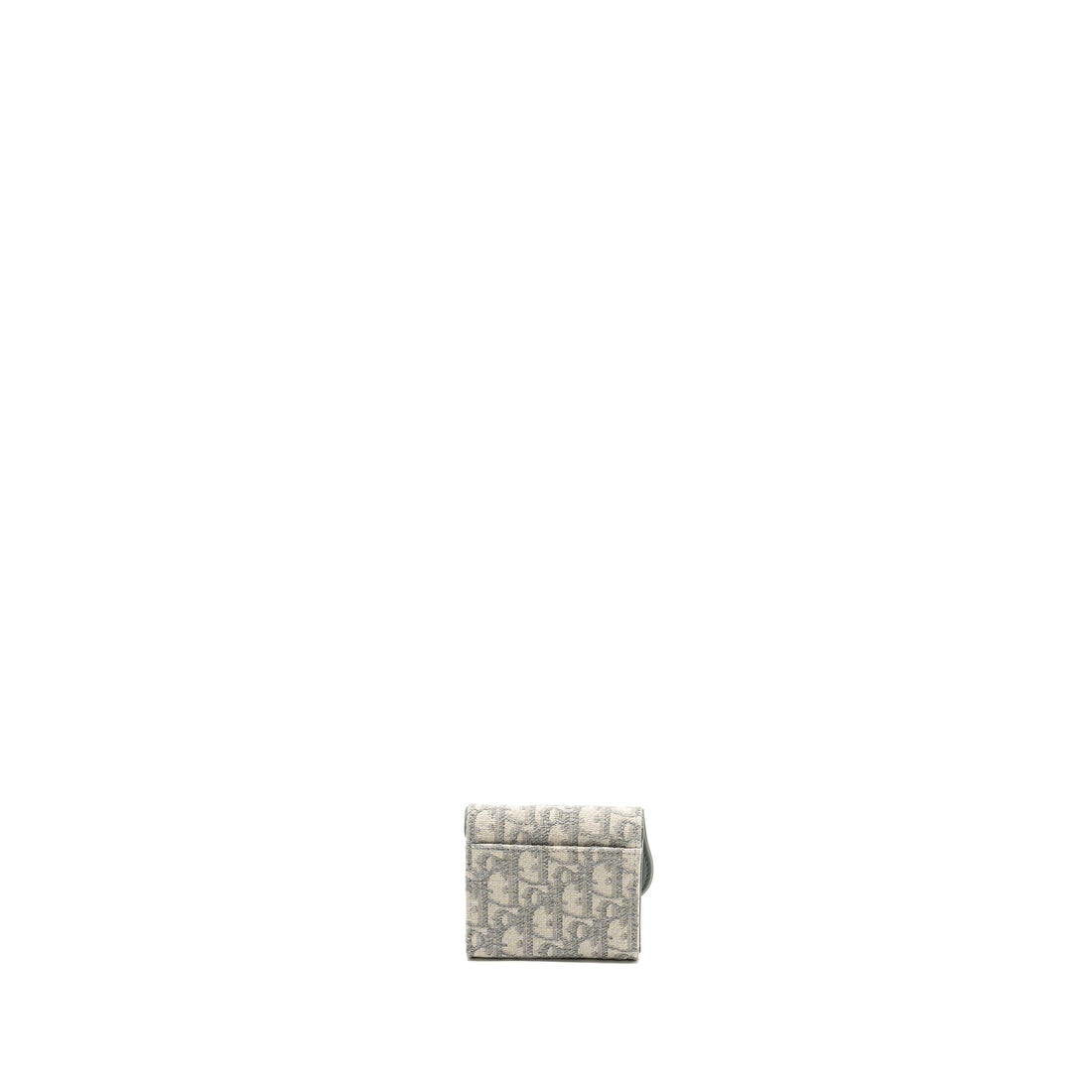 Top quality Dior saddle lotus wallet grey oblique jacquard