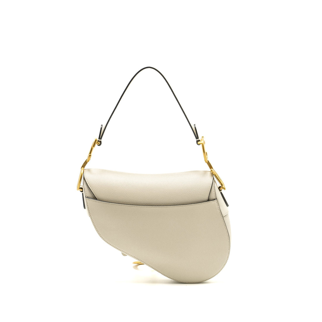 Top quality Dior Medium Saddle Bag Calfskin WHITE