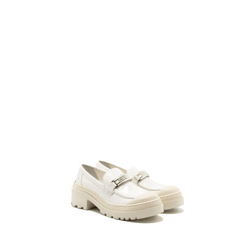 Top quality Dior size 38.5 code loafer calfskin white
