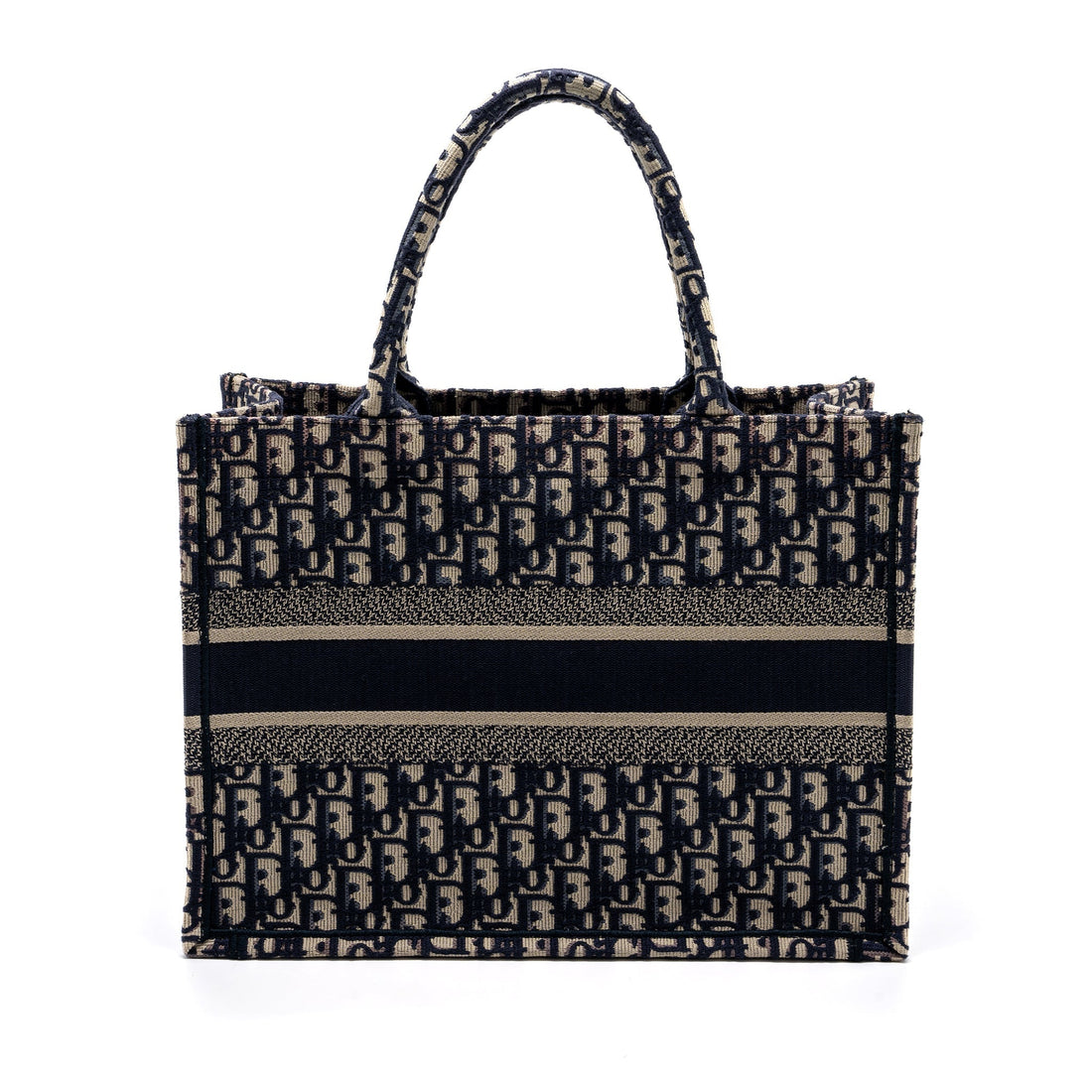 Top quality Dior Medium Book Tote Blue Top quality Dior Oblique Embroidery
