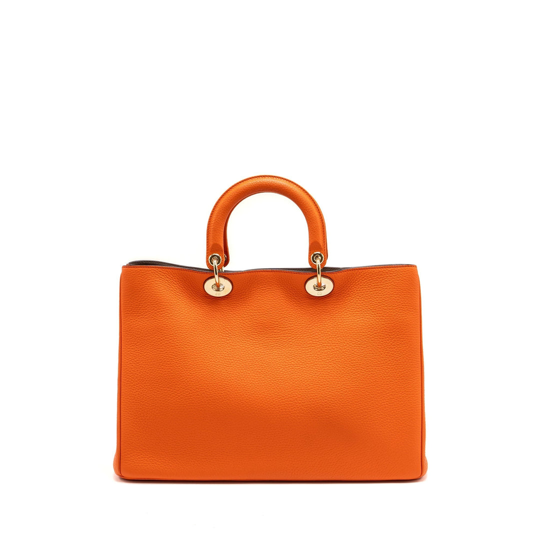 Top quality Dior large Top quality Diorissimo tote bag calfskin multicolor orange / brown