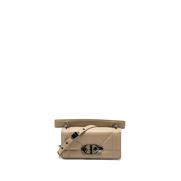 Top quality Dior 30 Montaigne Pouch with Shoulder strap lambskin beige black hardware