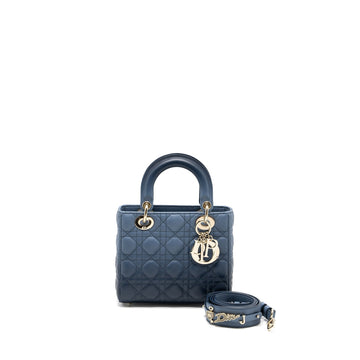 Top quality Dior My ABC Top quality Dior Small Lady Top quality Dior Cannage Lambskin Blue Gradient