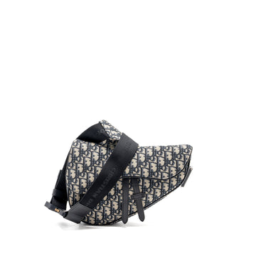 Top quality Dior homme saddle bag Top quality Dior oblique jacquard multicolour hardware