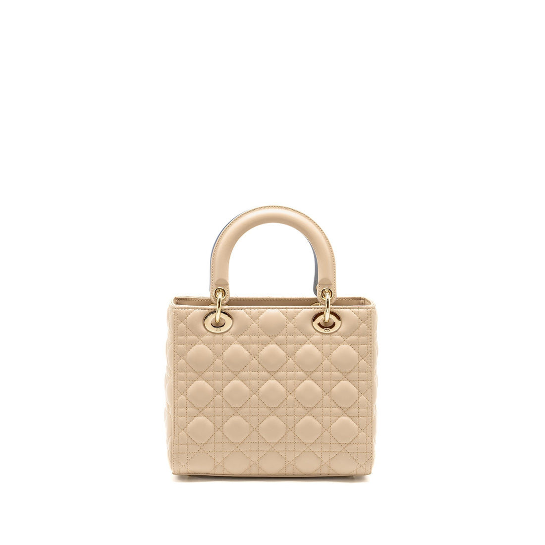 Top quality Dior Medium Lady Top quality Dior Lambskin Beige/Blue