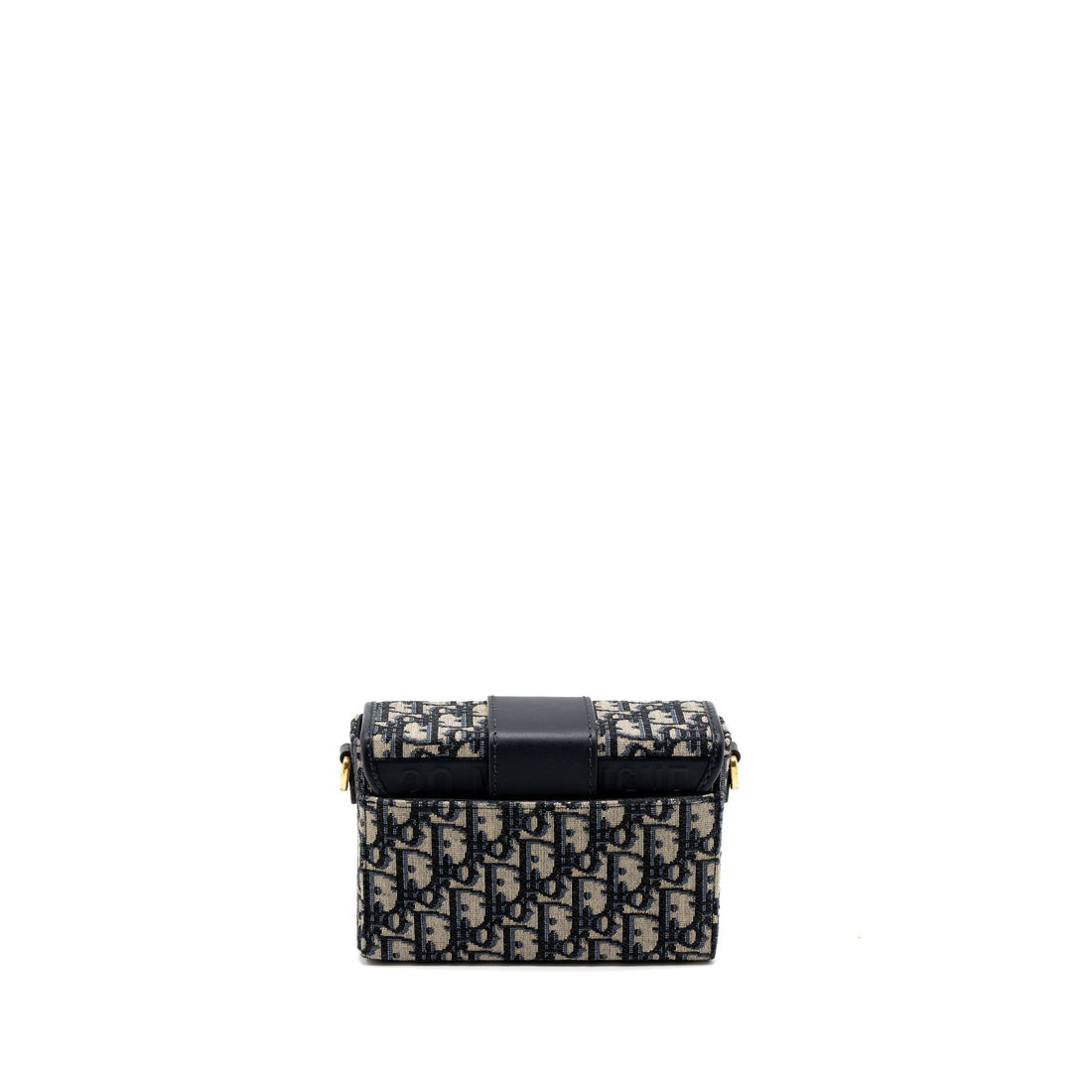 Top quality Dior 30 Montaigne Box Bag Blue Top quality Dior Oblique Jacquard