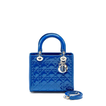 Top quality Dior Medium Lady Top quality Dior Patent Blue