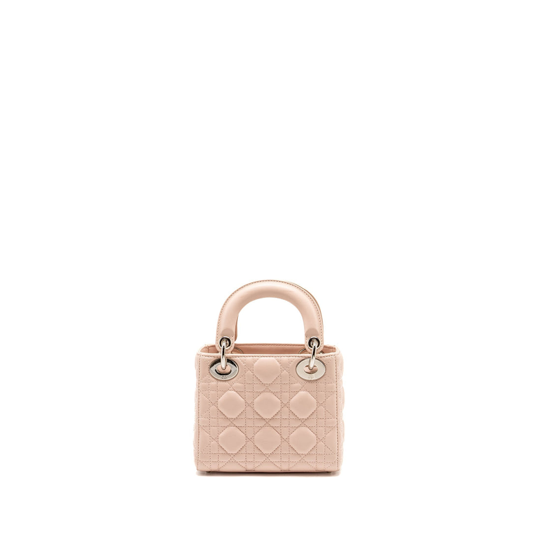 Top quality Dior Mini Lady Top quality Dior Crystal Strap Limited Edition Lambskin Light Pink