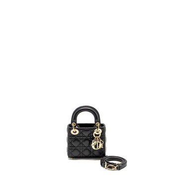 Top quality Dior Micro Lady Top quality Dior Lambskin Black