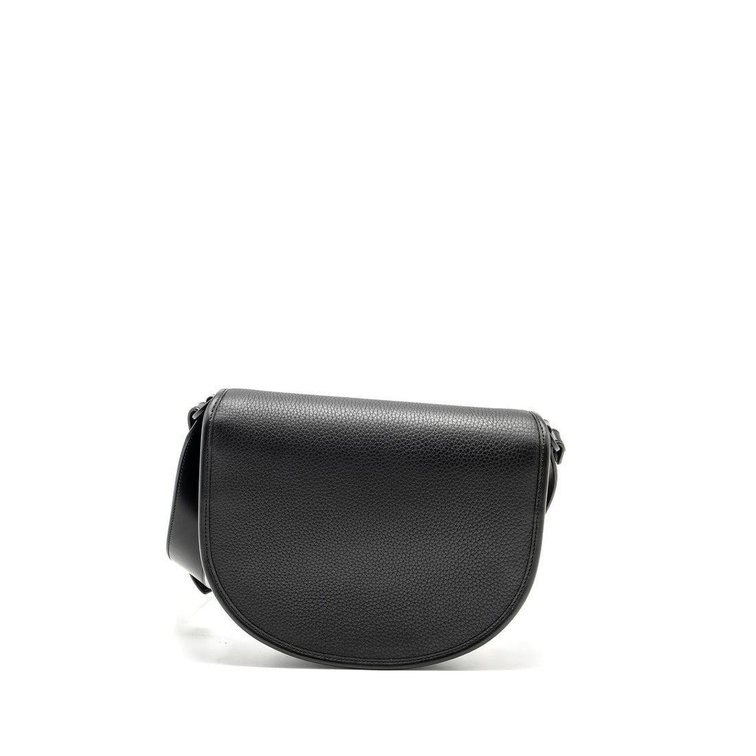 Top quality Dior Large Gallop Bag With Strap Grained Smooth Calfskin Black Silver/Gold Hardware