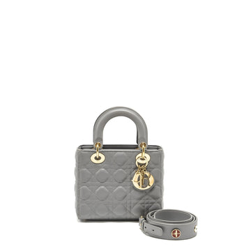 Top quality Dior My ABC Small Lady Top quality Dior Lambskin Grey