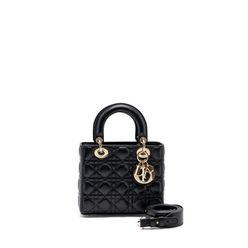 Top quality Dior My ABC Top quality Dior Small Lady Top quality Dior Bag Lambskin Black