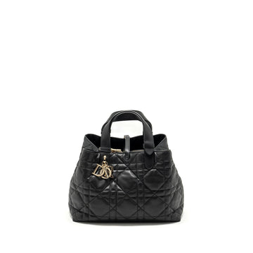 Top quality Dior Medium Toujours Bag Macrocannage Calfskin Black