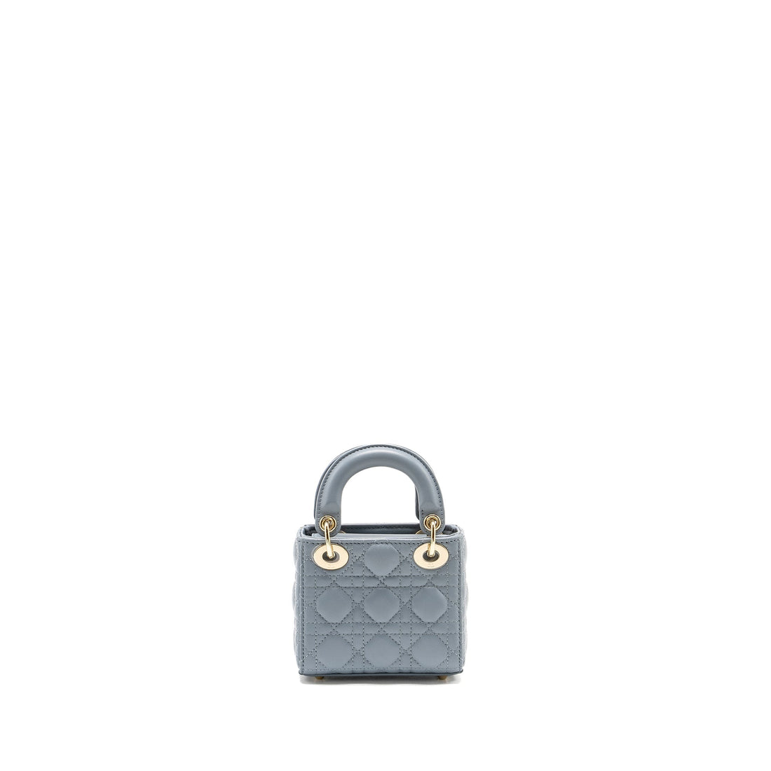 Top quality Dior Lady Top quality Dior Micro Bag Lambskin Cloud Blue