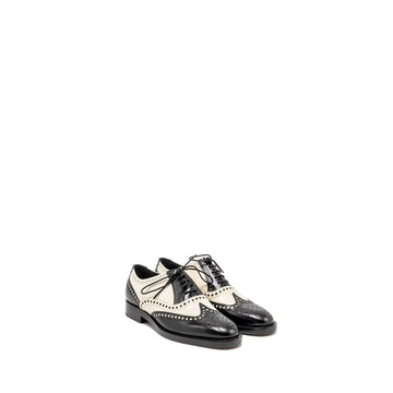 Top quality Dior Size 37 Oxfords Derby Shoe Black/ White