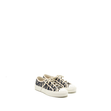 Top quality Dior size 37 walk N Sneaker blue oblique embroidery blue/multicolour