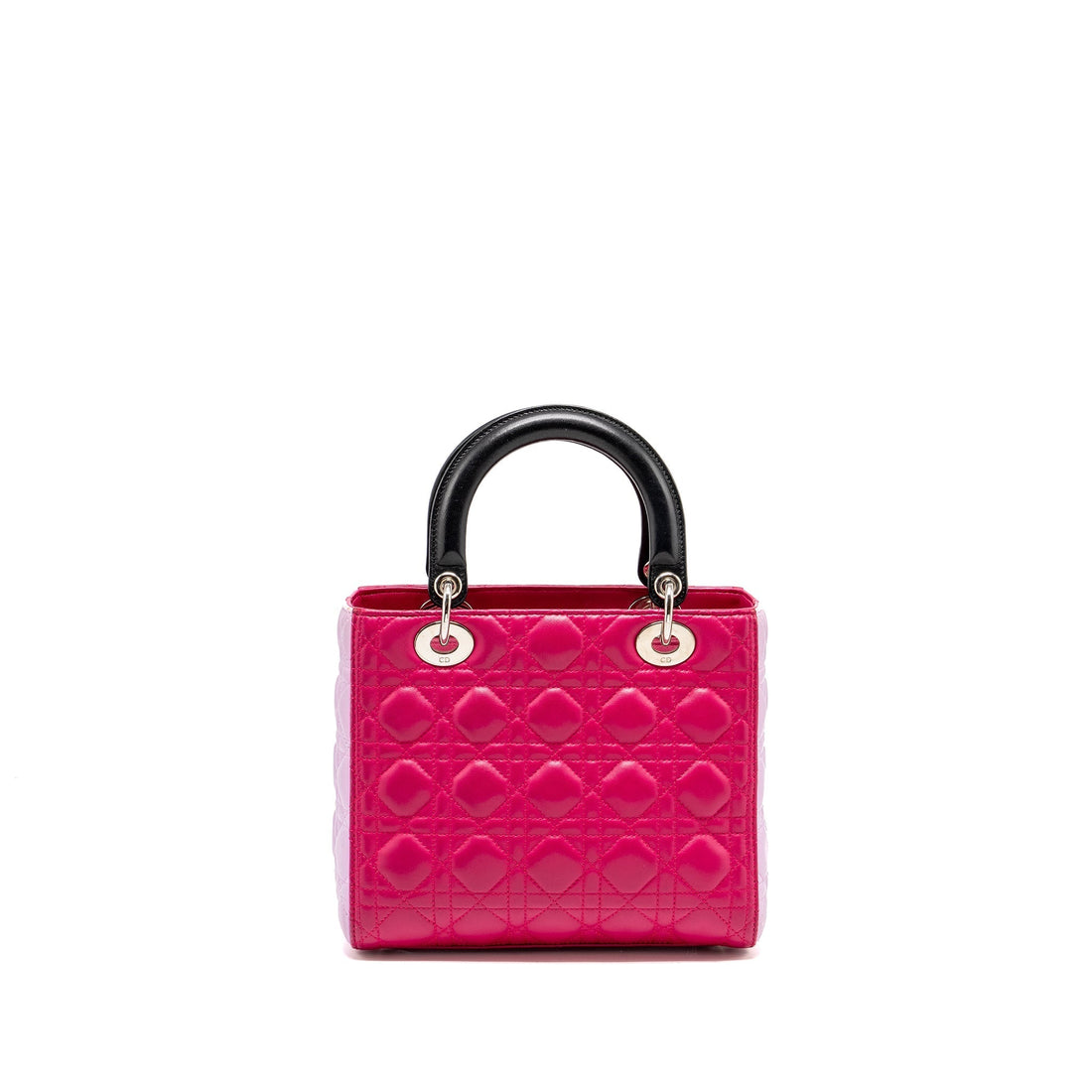 Top quality Dior Medium Lady Top quality Dior Lambskin Pink / Multicolour