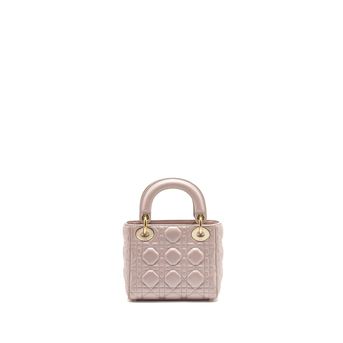 Top quality Dior Mini Lady Top quality Dior lambskin light pink