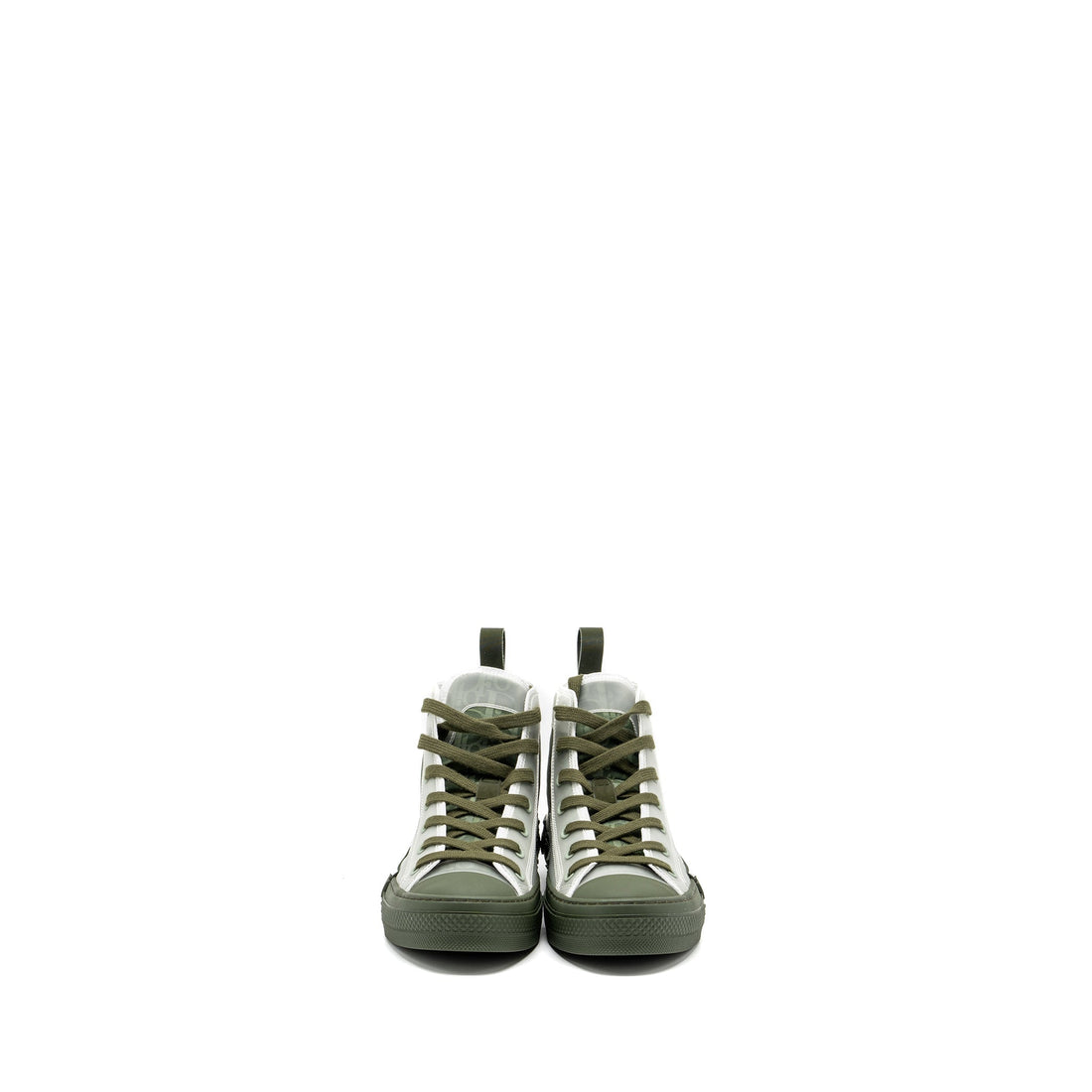 Top quality Dior Size 37 B23 Oblique High-Top Sneaker Olive/Oblique