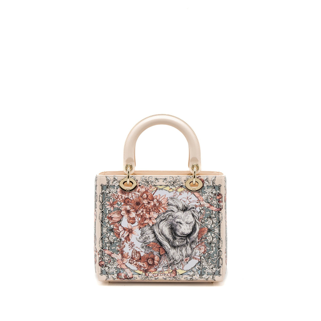 Top quality Dior Medium Lady Top quality Dior Bag Limited Edition Calfskin Pink/Multicolour