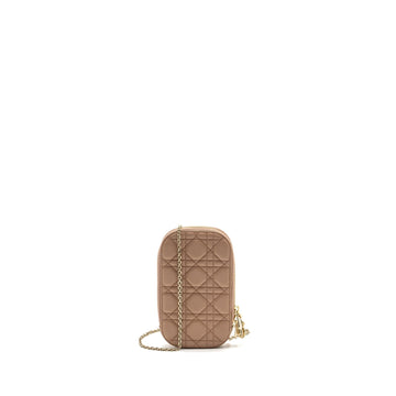 Top quality Dior Lady Top quality Dior Call'in Top quality Dior Phone Holder Lambskin dusty pink