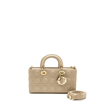 Top quality Dior Medium Lady D-Joy Bag Lambskin Beige