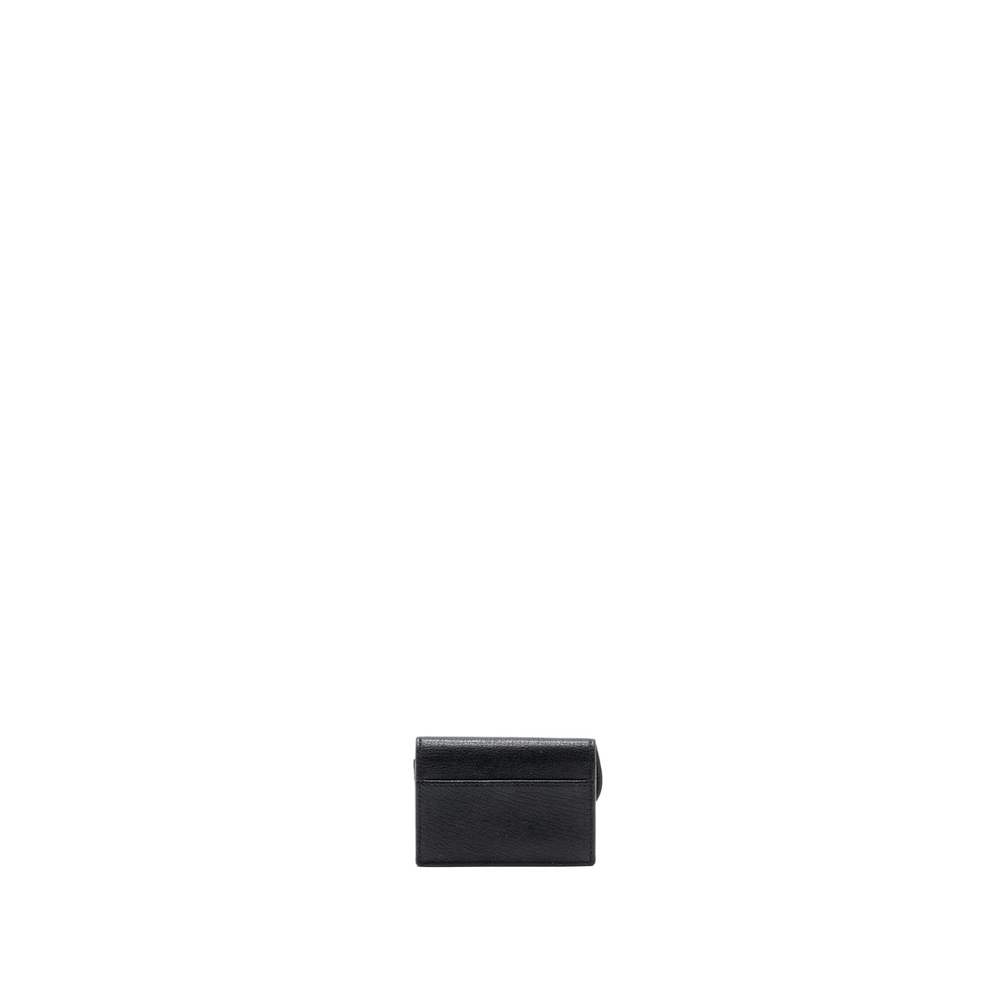Top quality Dior Saddle Flap Card Holder Goatskin Black