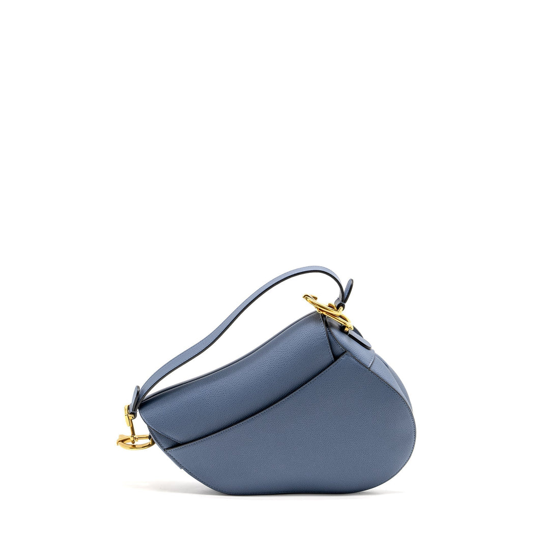 Top quality Dior Medium Saddle bag Calfskin Blue
