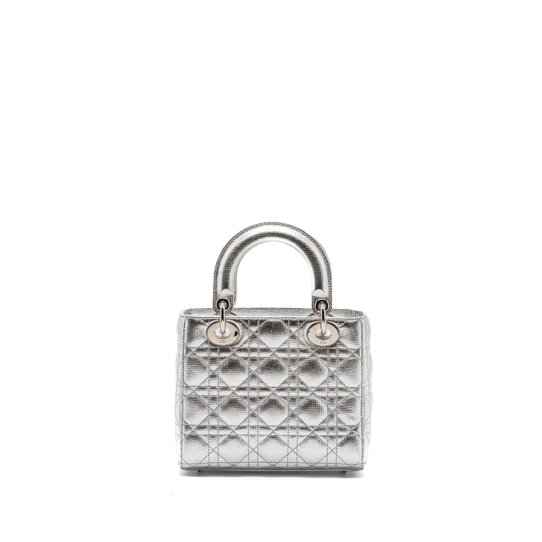 Top quality Dior My ABC Top quality Dior Small Lady Top quality Dior Bag Calfskin Silver