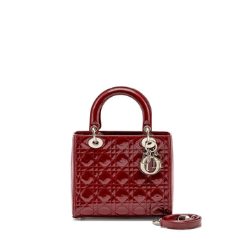 Top quality Dior Medium Lady Top quality Dior Patent Red