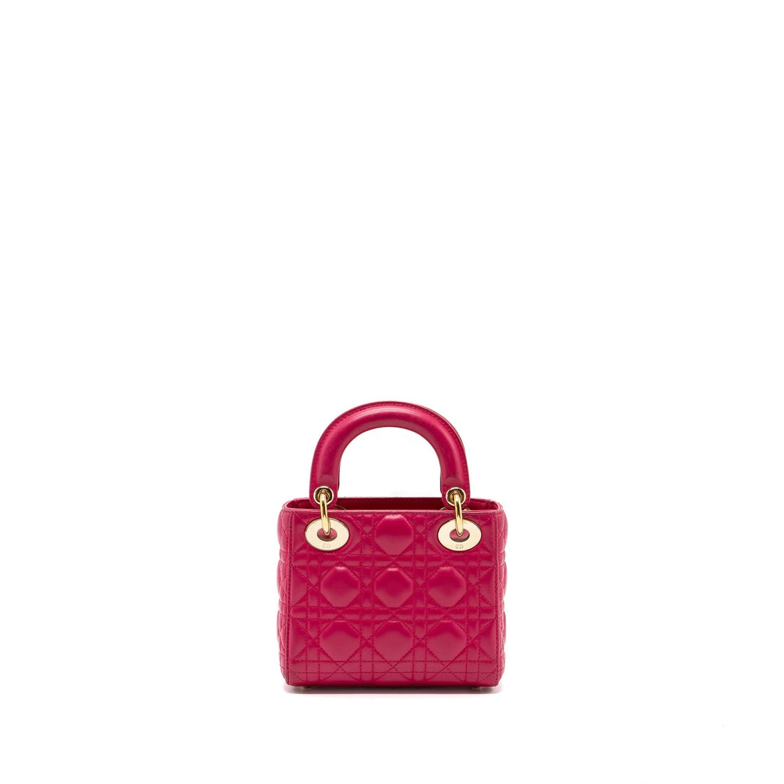 Top quality Dior mini lady Top quality Dior lambskin pink